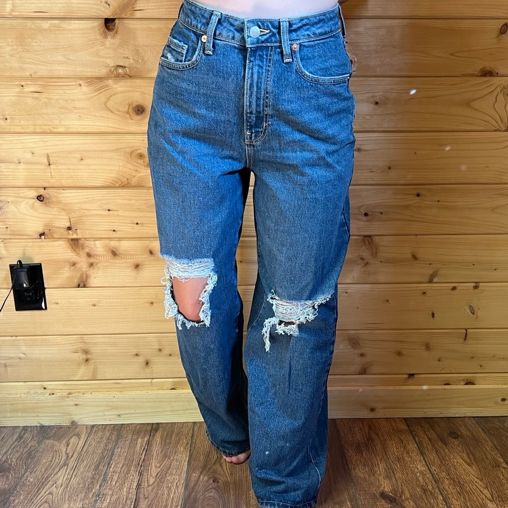 Highest rise baggy jeans wild fable Sz 2/26 dark wash